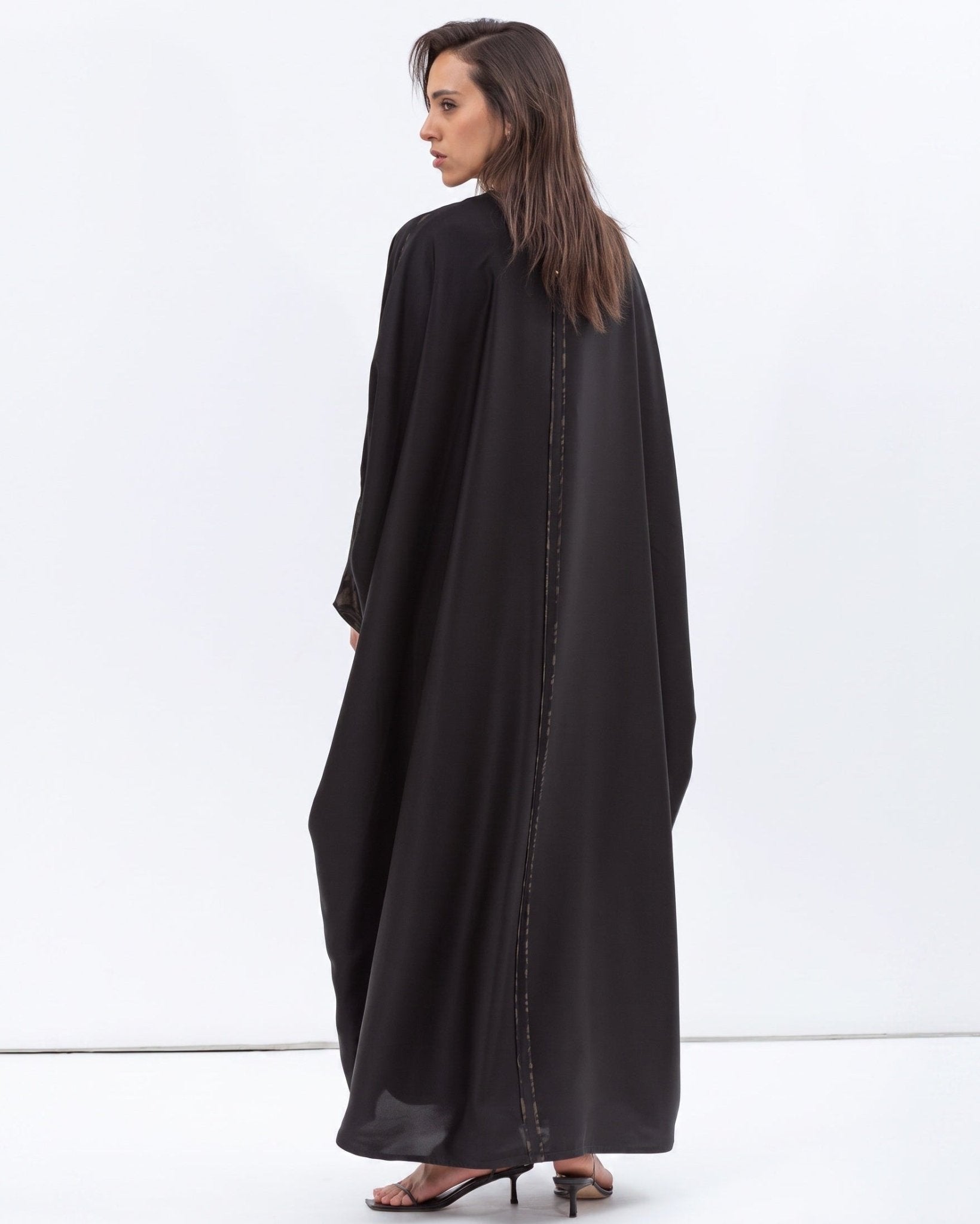 AB-BF-BLK-BGP – Black Abaya – Product image 2
