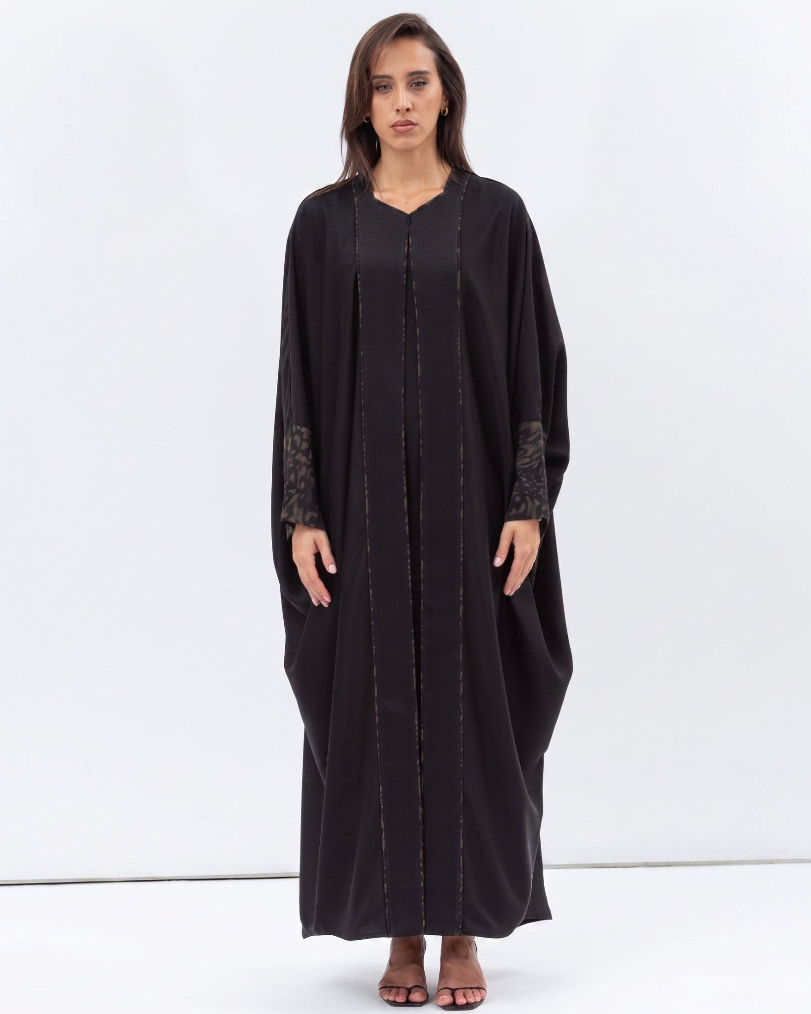 AB-BF-BLK-BGP – Black Abaya – Product image 1