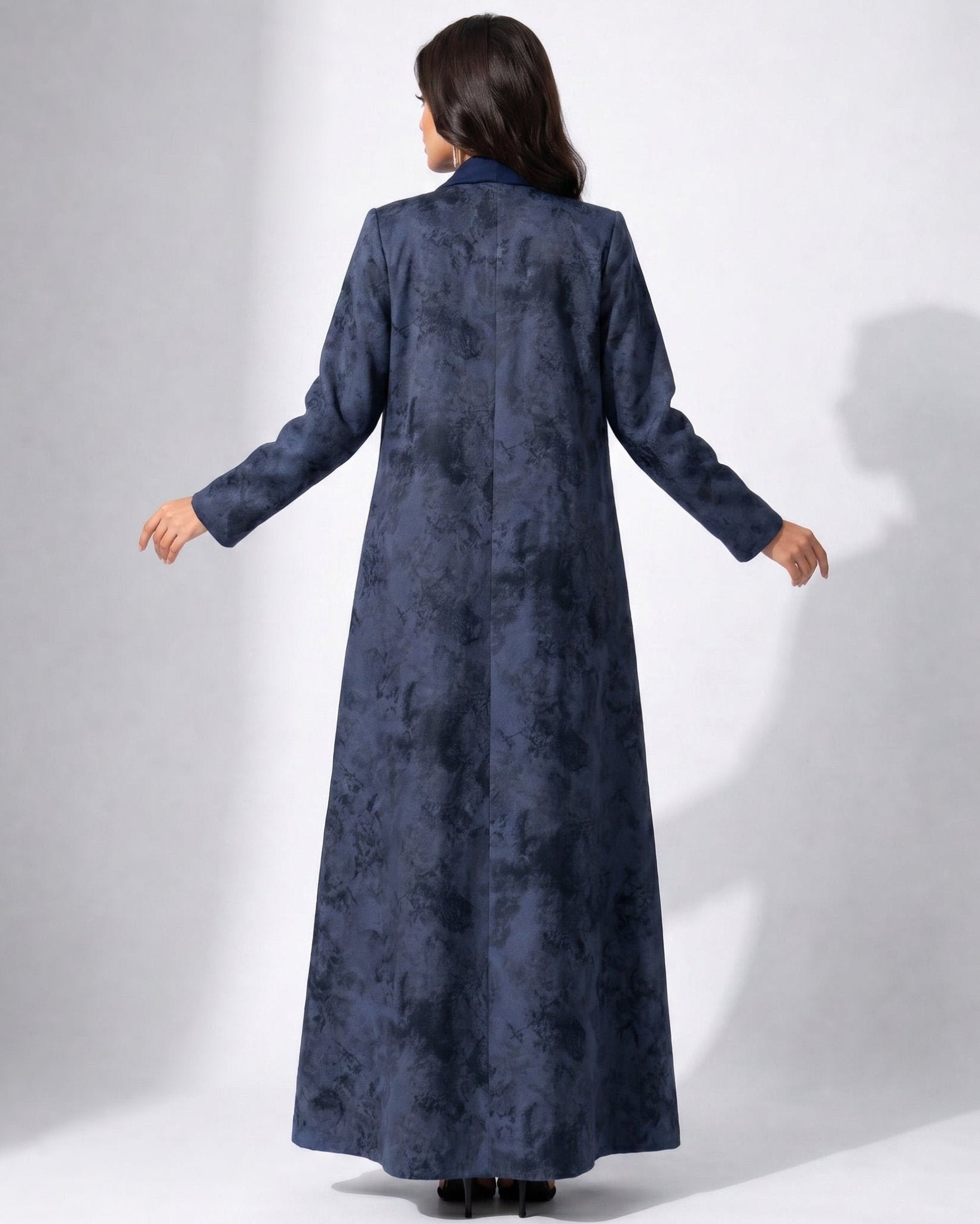 AB - J - ASM - C - NAVY ABAYA - CHIKA - MIRA Y MANO