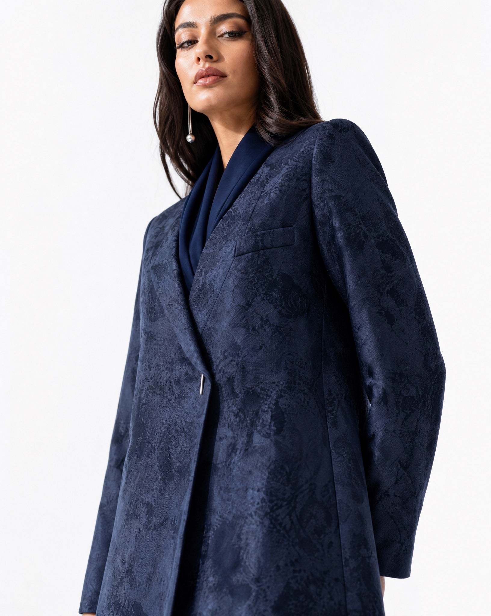 AB - J - ASM - C - NAVY ABAYA - CHIKA - MIRA Y MANO
