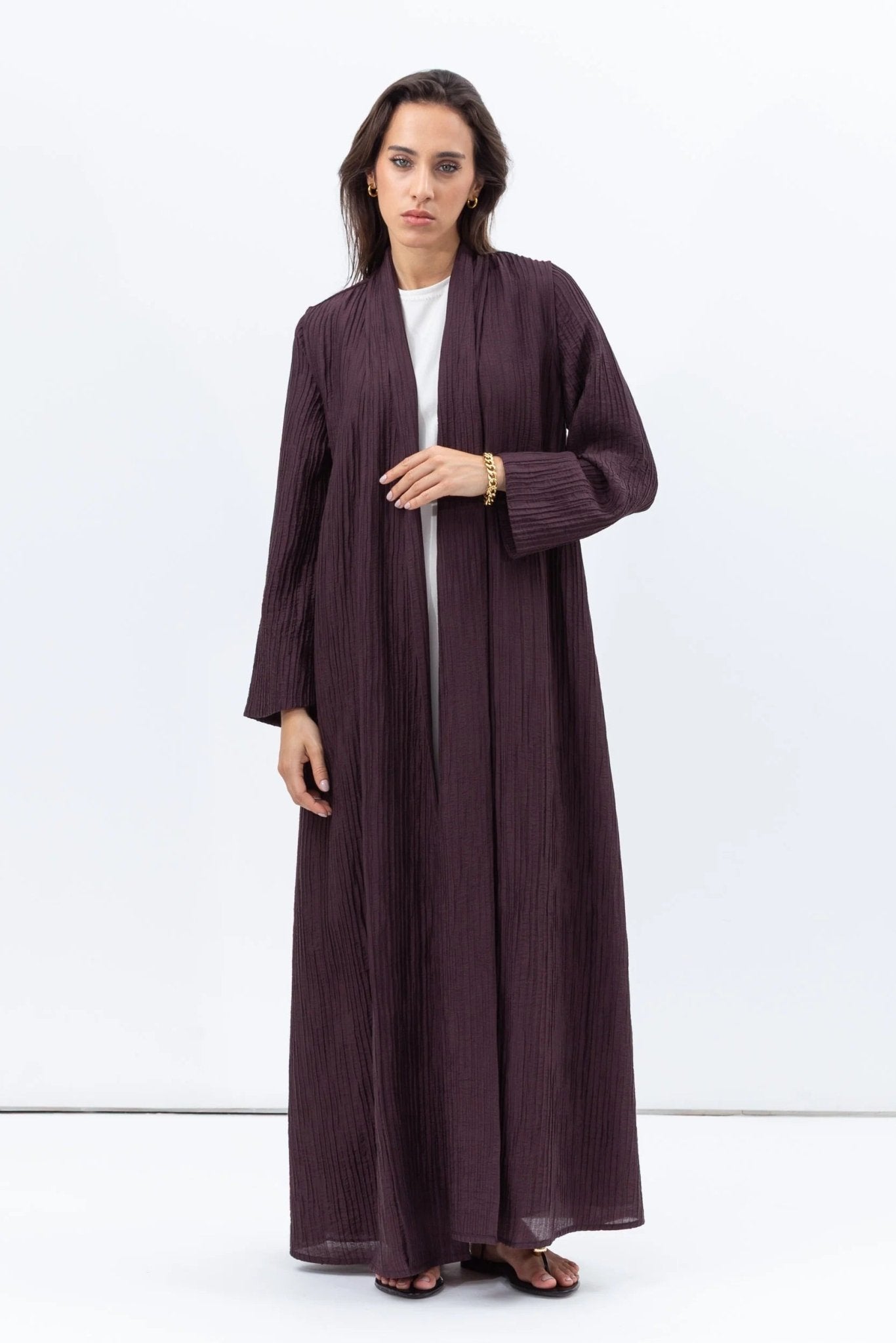 AB - SHL - BRGBRN ABAYA - CHIKA - MIRA Y MANO