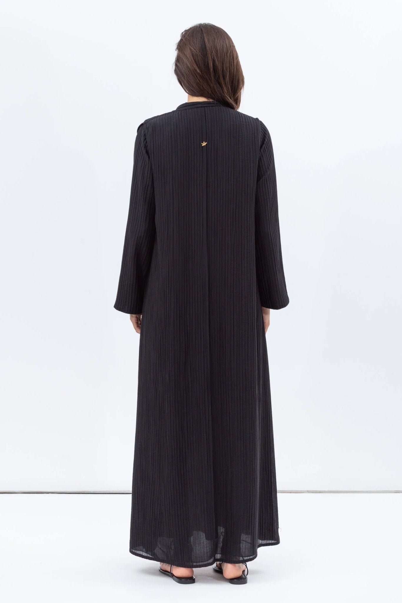 AB-SL-BLK ABAYA - CHIKA - MIRA Y MANO