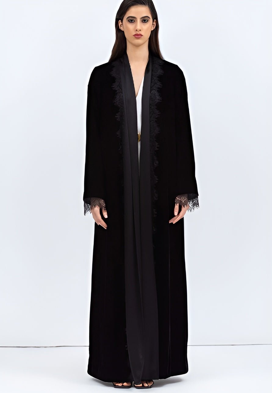 AB - VE - L - BLK ABAYA - CHIKA - MIRA Y MANO