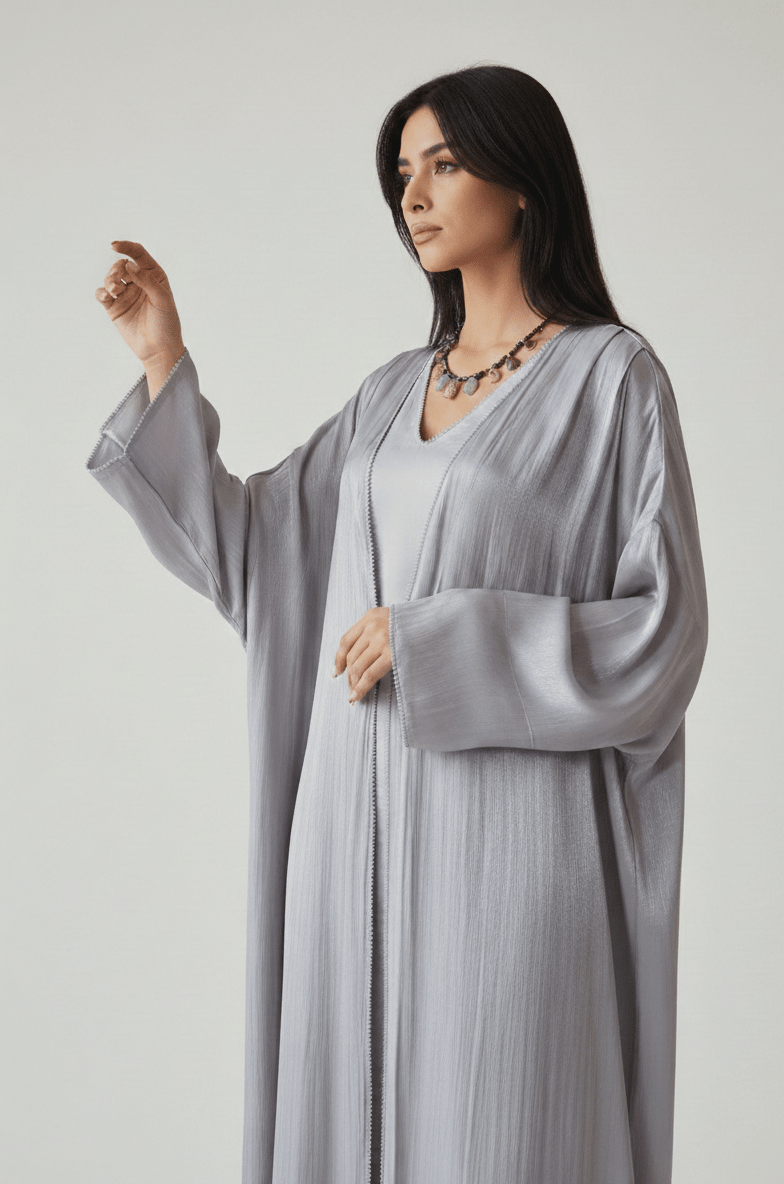 SS26 COS 28 - SL ABAYA SET - CUP OF SEA - MIRA Y MANO