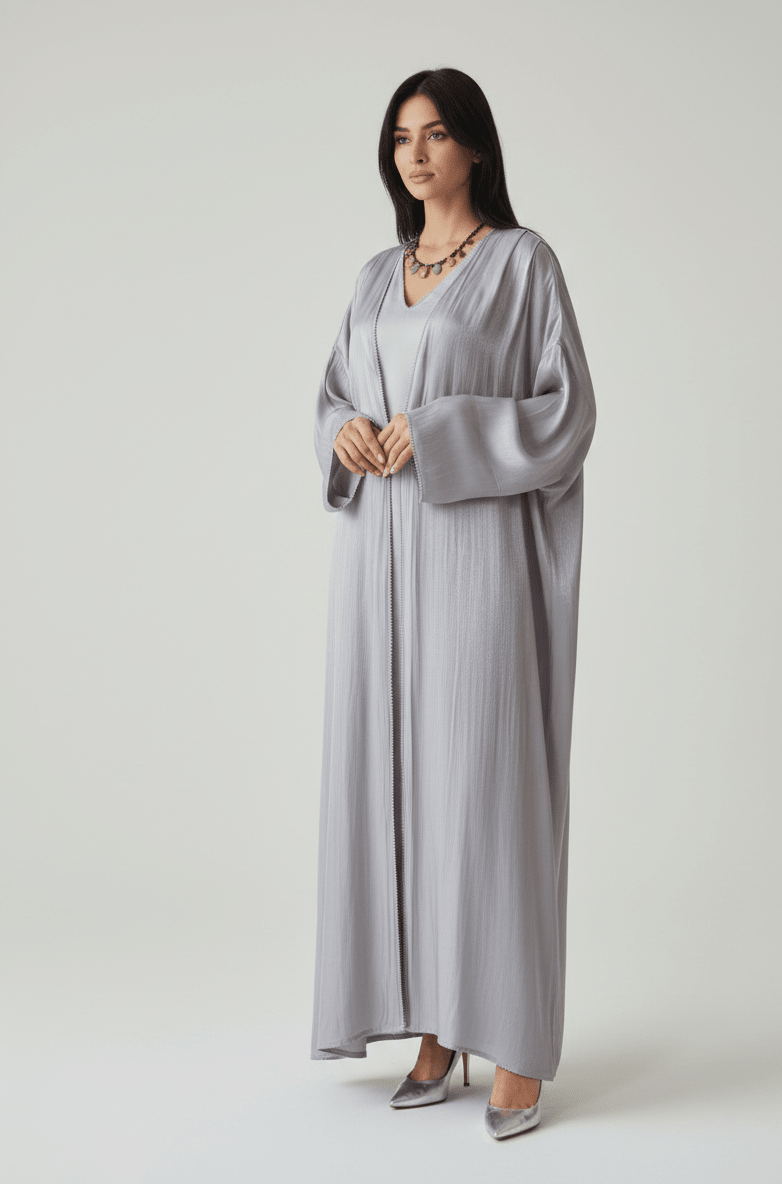 SS26 COS 28 - SL ABAYA SET - CUP OF SEA - MIRA Y MANO
