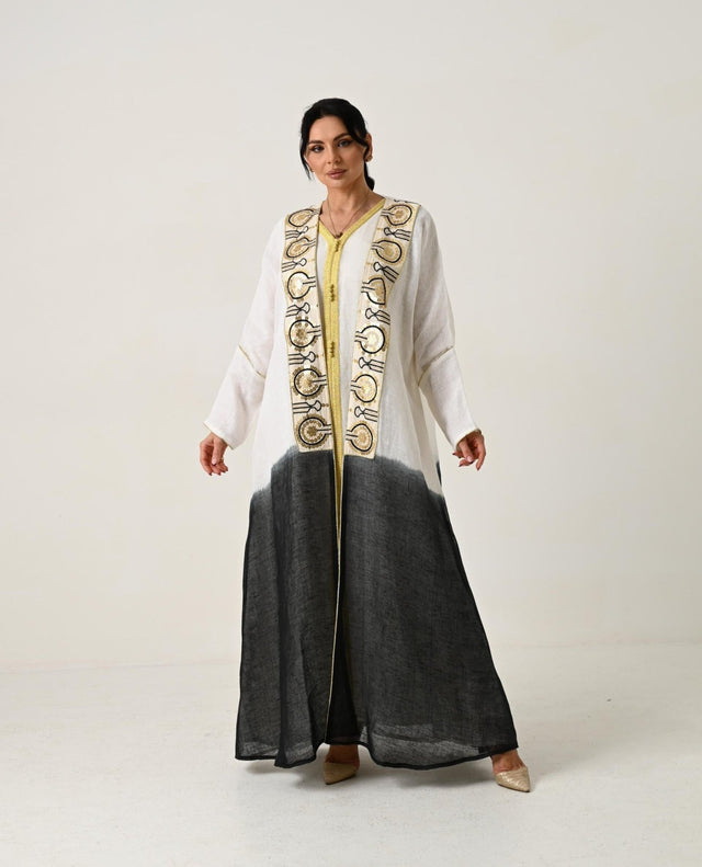 DM25 - R11 ABAYA SET - DAR ALMUZN - MIRA Y MANO