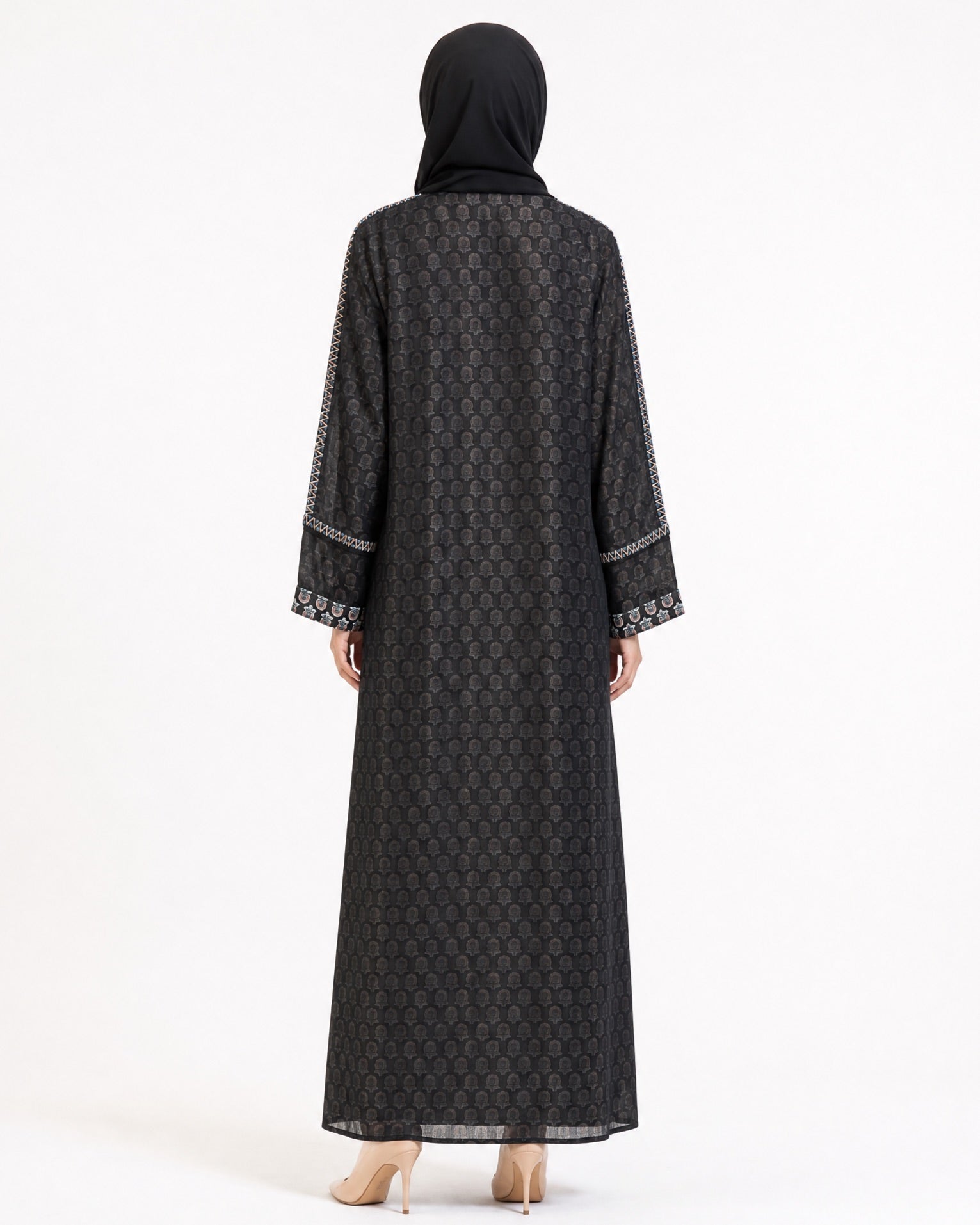 SC26TR6004-BK-1 ABAYA - DAR TARAF - MIRA Y MANO