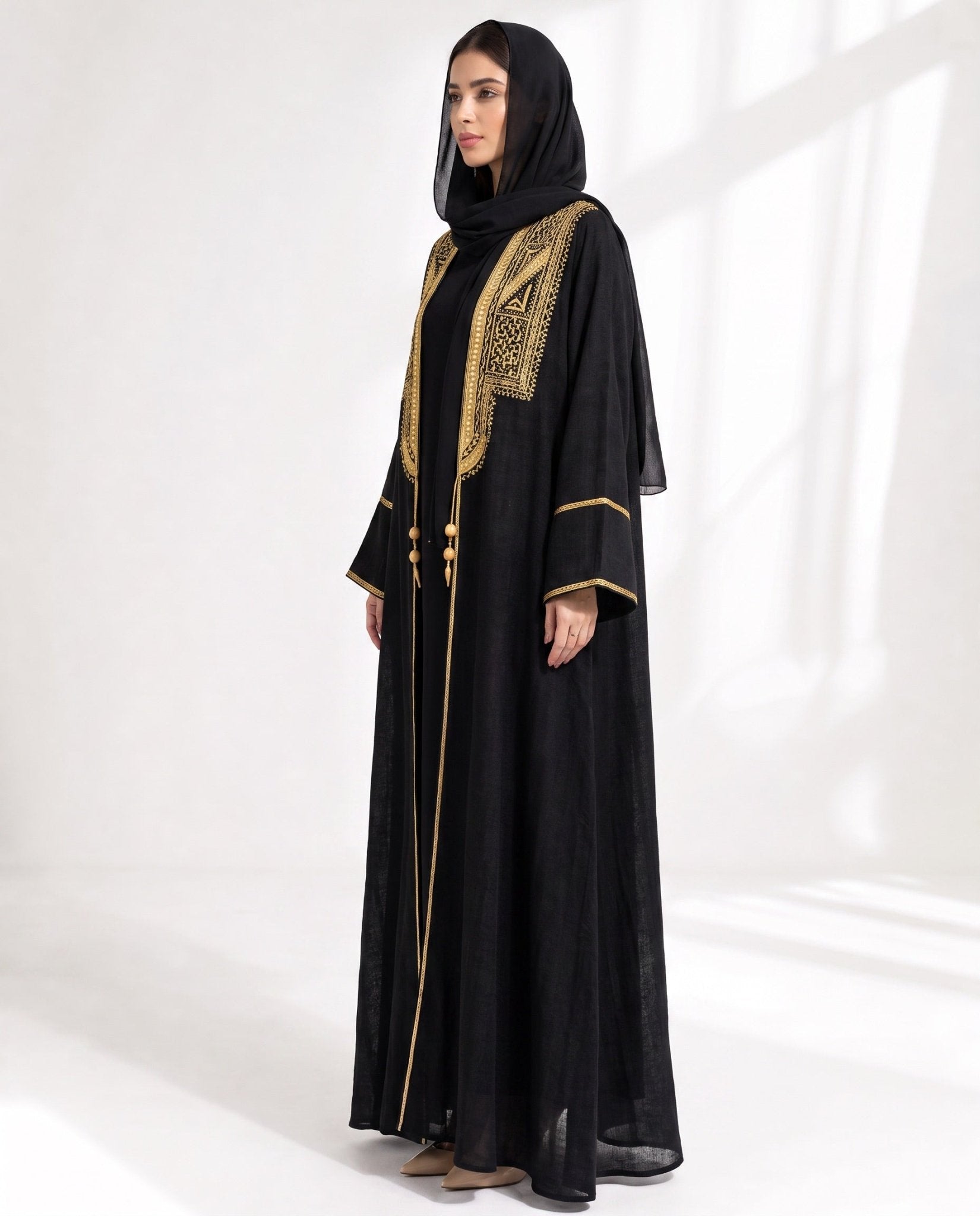 SC26TR6014-BL ABAYA - DAR TARAF - MIRA Y MANO