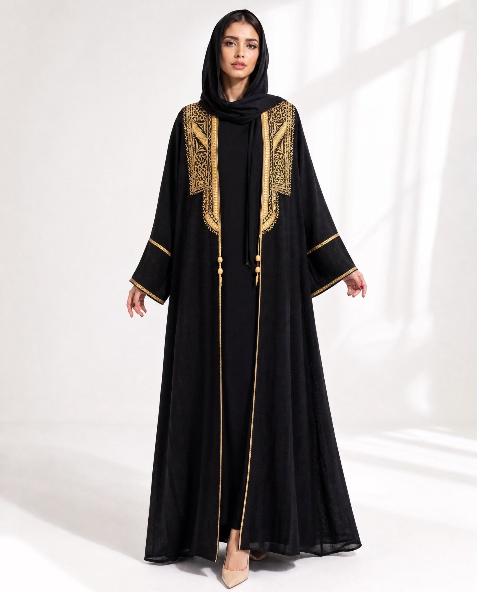 SC26TR6014-BL ABAYA - DAR TARAF - MIRA Y MANO