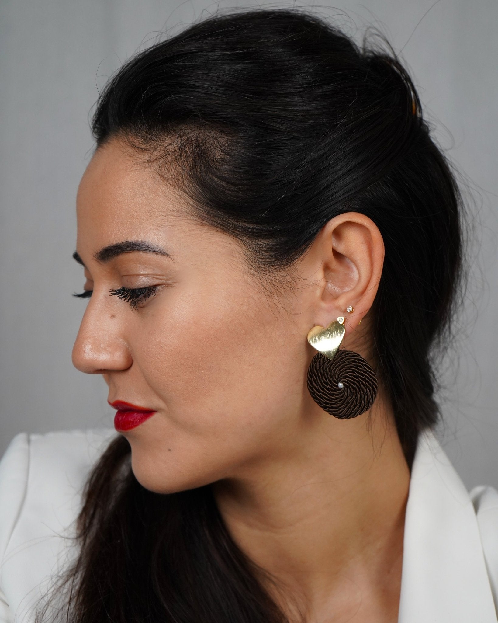 FAVOLAB – Brown Earring - DESIREA - MIRA Y MANO