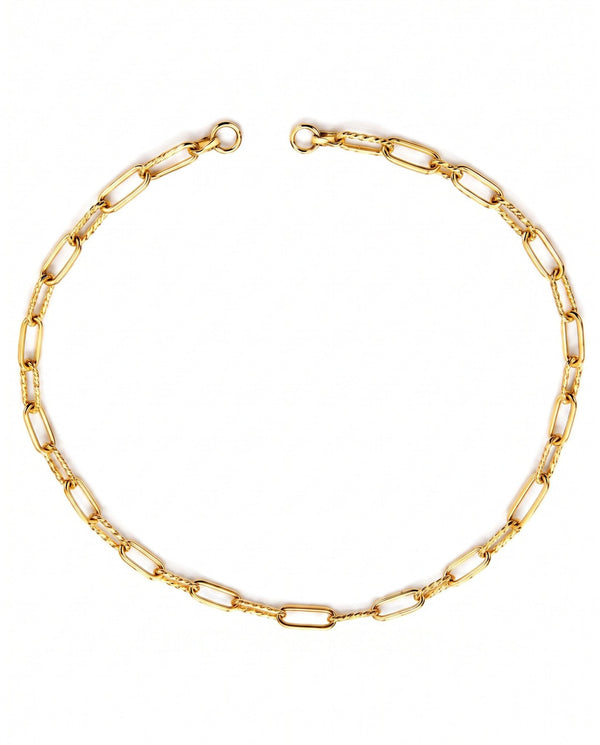 Gold link chain