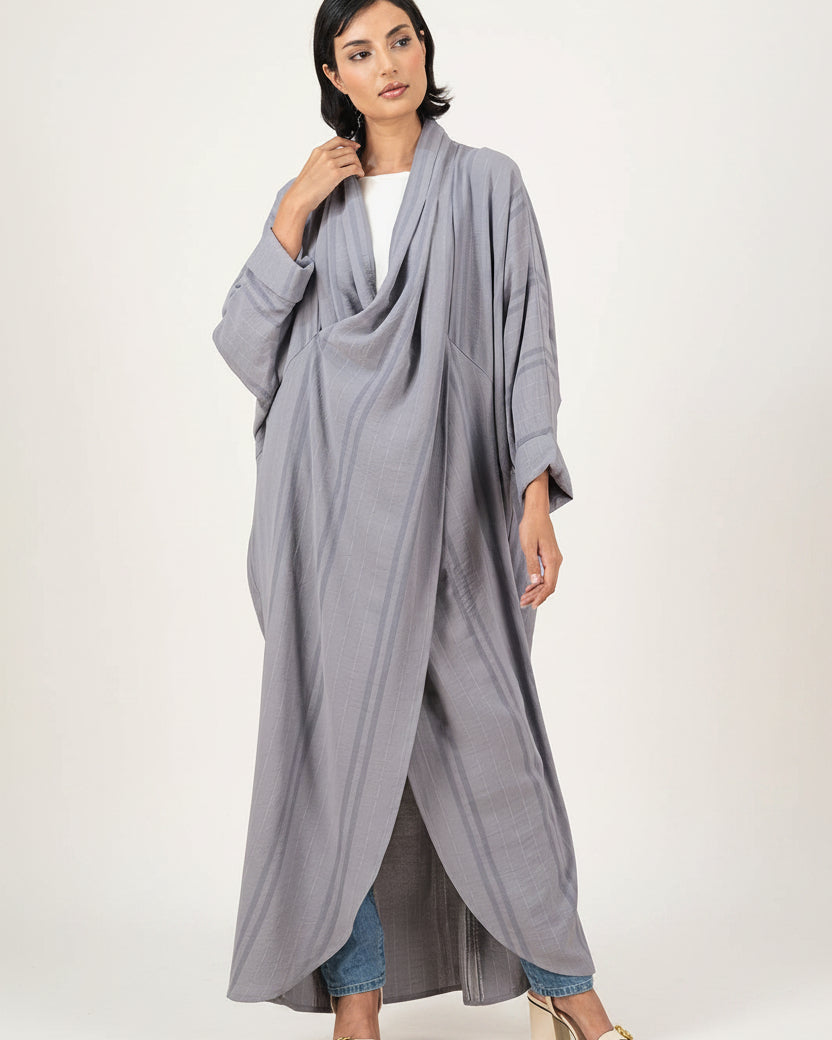 LEENA TEXTURED A ABAYA - EFFA - MIRA Y MANO