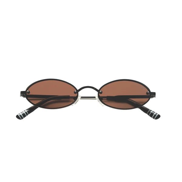 Bella-Sepia – Brown Metal Sunglasses - ELLEVENS - MIRA Y MANO
