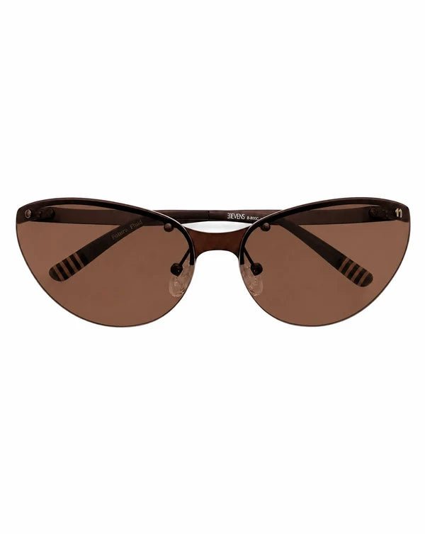 Futura-Sepia – Brown Metal Sunglasses - ELLEVENS - MIRA Y MANO
