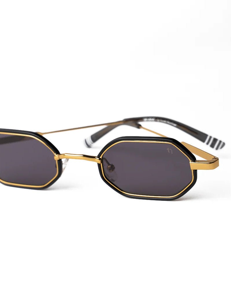 Hadid Gold Noir – Gold Metal Sunglasses - ELLEVENS - MIRA Y MANO