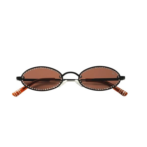 Rihanna Sepia 001 – Brown Metal Sunglasses - ELLEVENS - MIRA Y MANO