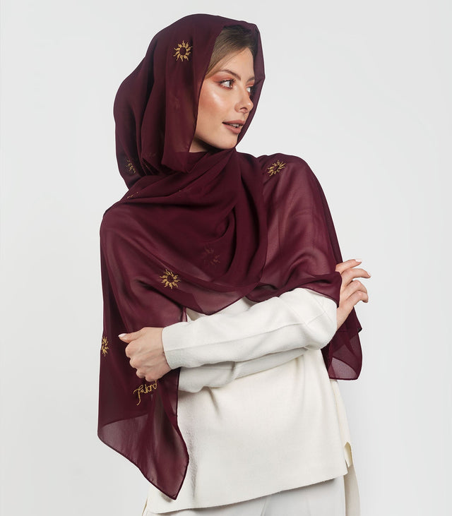 AR0008 SHAFAQ - FOULARD - MIRA Y MANO