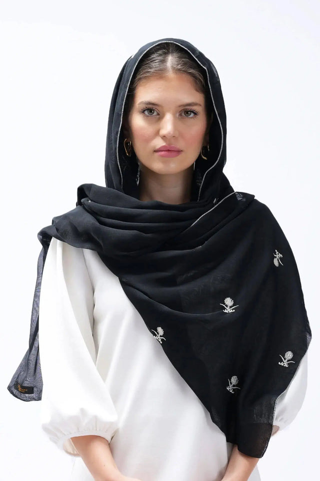 FD9011 ALJAWHARA SCARF - FOULARD - MIRA Y MANO