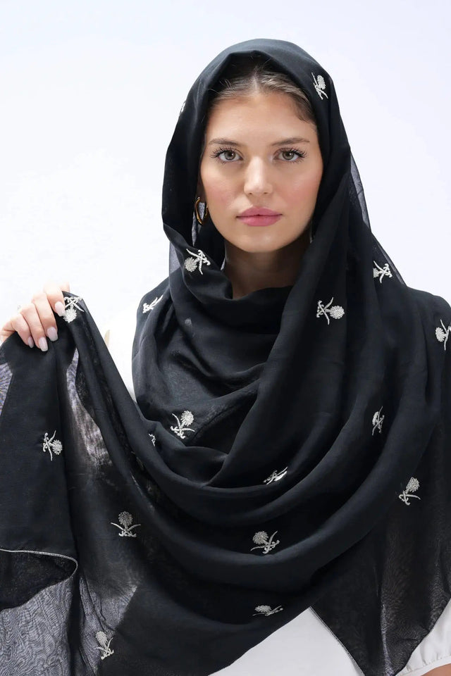 FD9011 ALJAWHARA SCARF - FOULARD - MIRA Y MANO