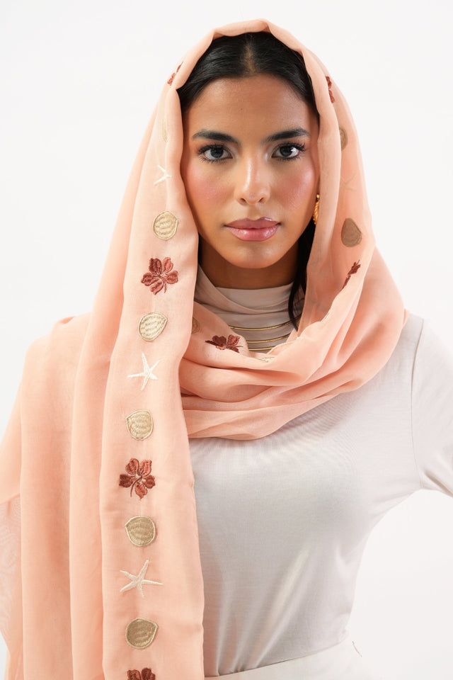 FL1001 CLAM SHELL SCARF - FOULARD - MIRA Y MANO