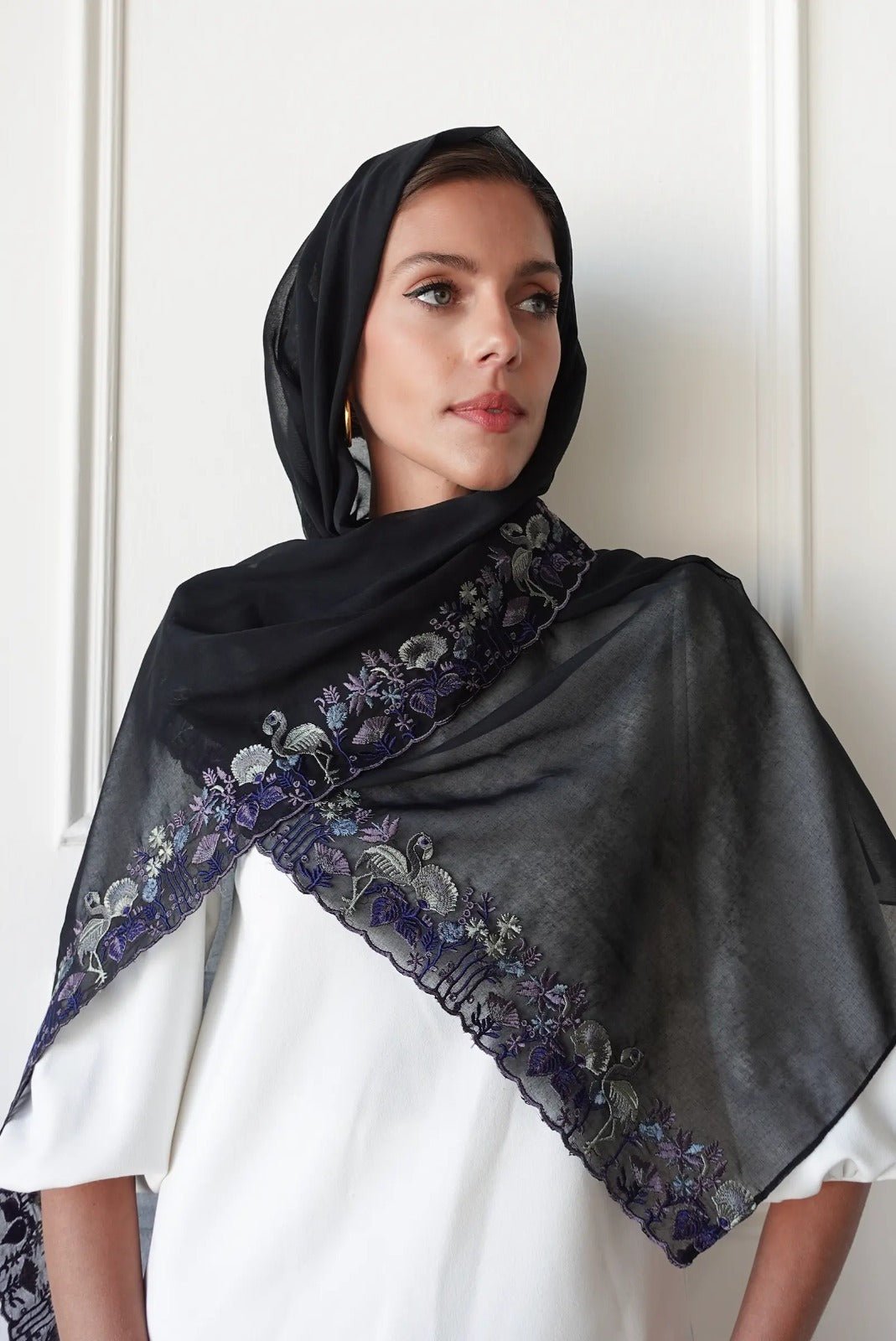 HM1001 FLAMORA SCARF - FOULARD - MIRA Y MANO