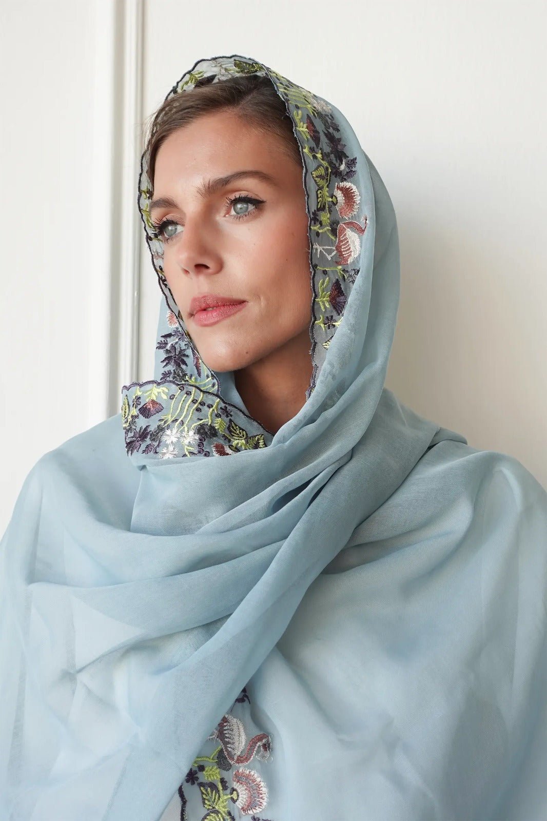 HM1005 BLOOM PARADE SCARF - FOULARD - MIRA Y MANO