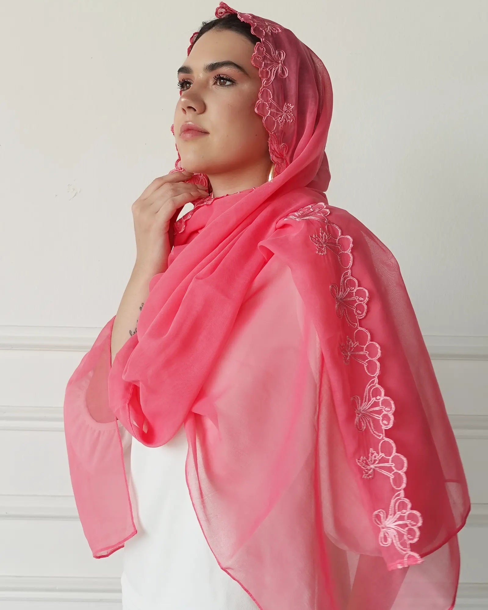 HM1016 Bahama Berry - Deep Pink Scarf - FOULARD - MIRA Y MANO