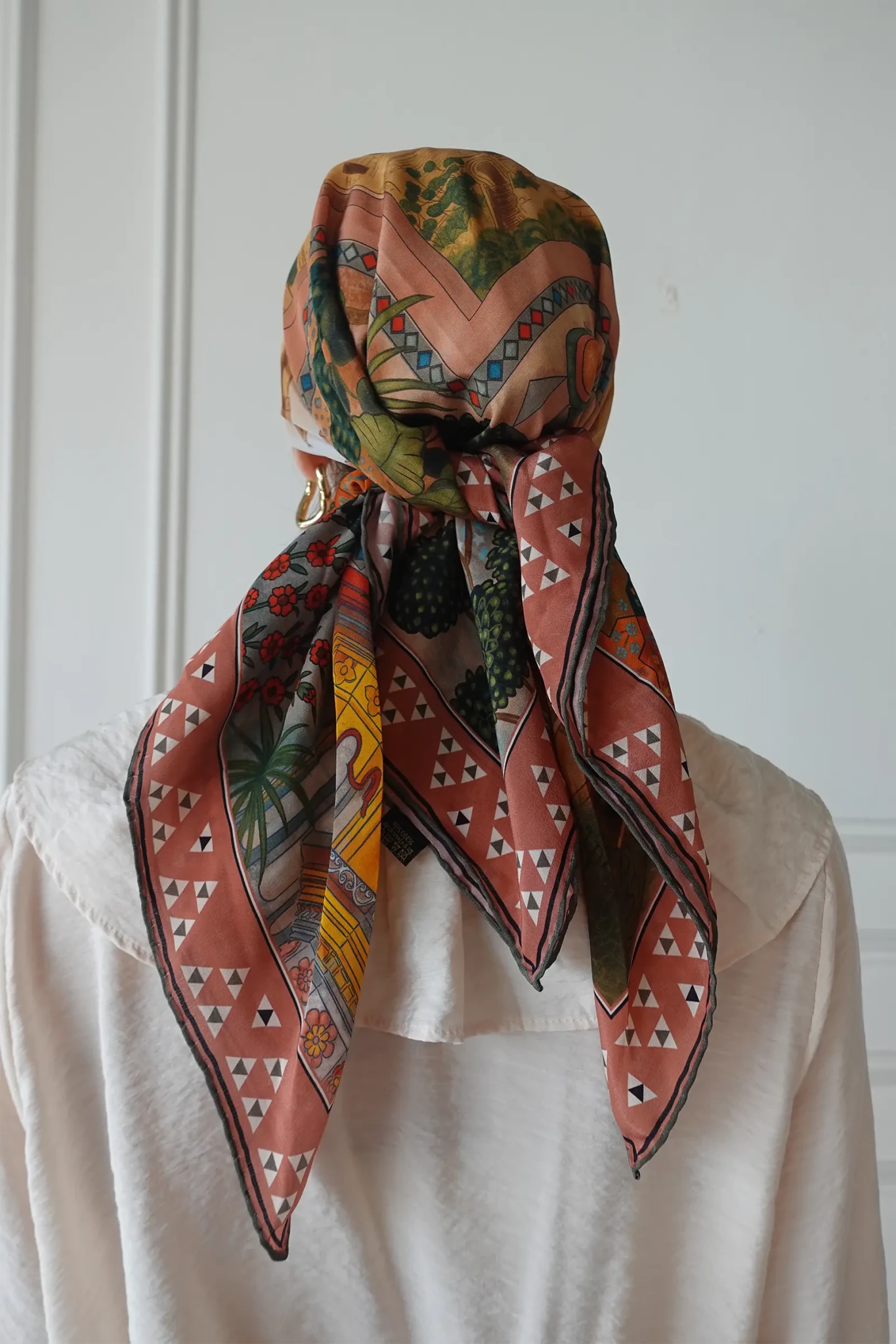 PS1011 MANDALOUN SANIA TURBAN HAT - FOULARD - MIRA Y MANO