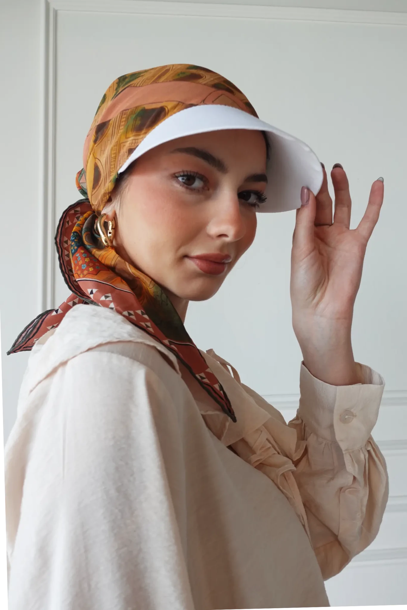 PS1011 MANDALOUN SANIA TURBAN HAT - FOULARD - MIRA Y MANO