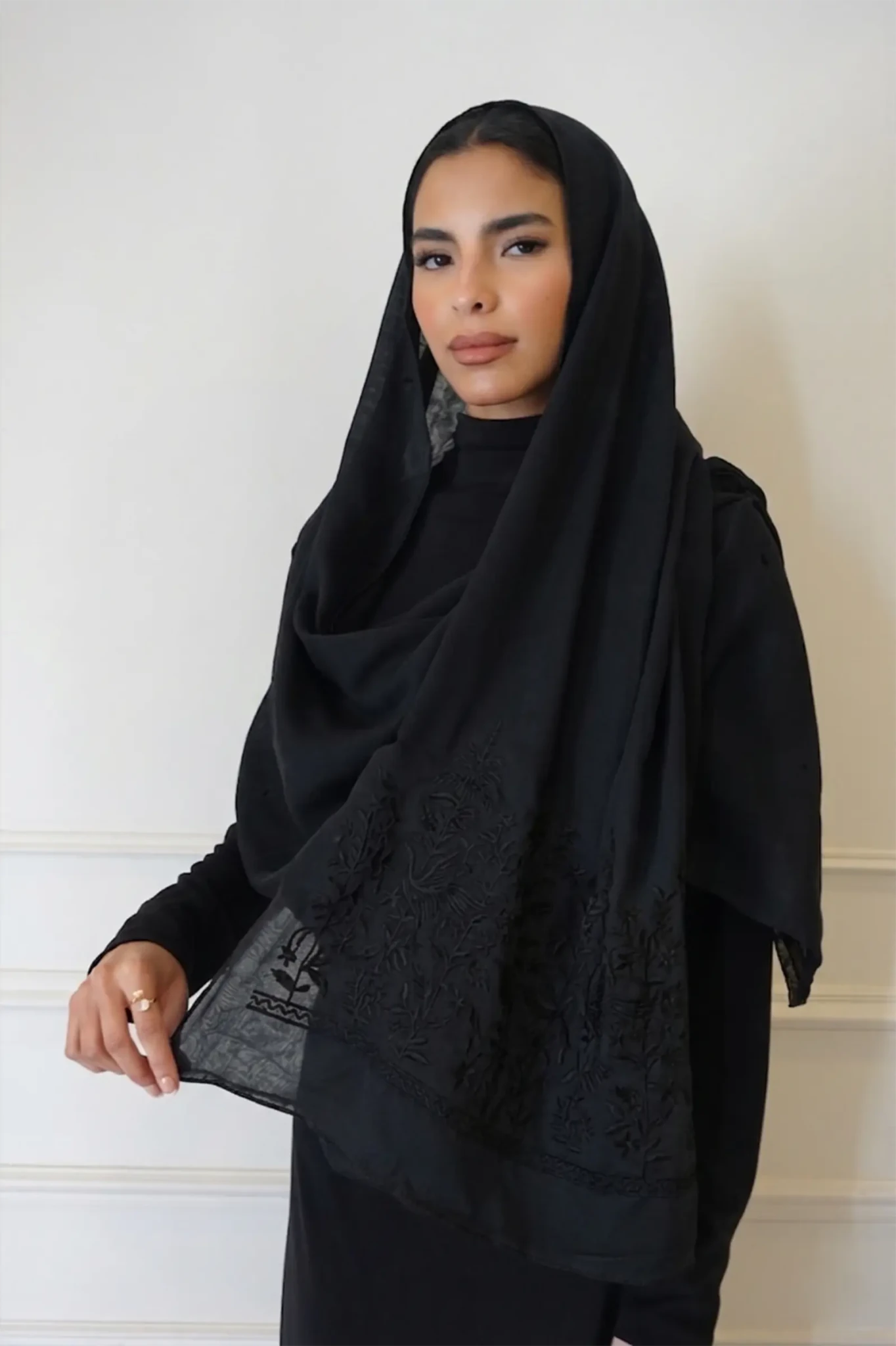 RZ1029 HIDDEN GARDEN SCARF - FOULARD - MIRA Y MANO