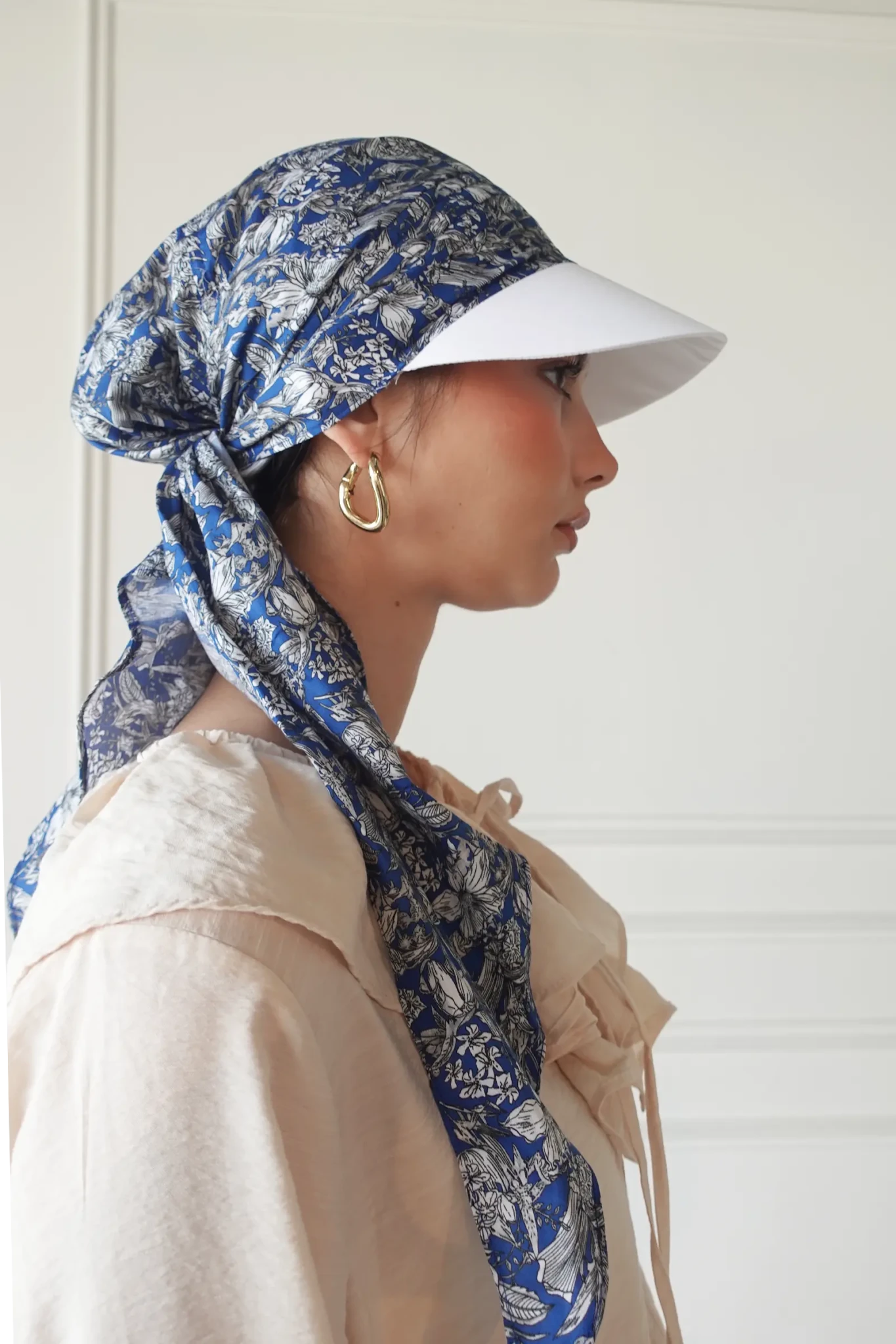 SR1003 RIVER PETALS TURBAN HAT - FOULARD - MIRA Y MANO
