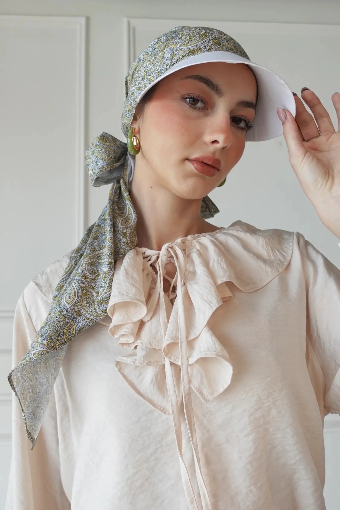 SR1005 FRESH BLOOM TURBAN HAT - FOULARD - MIRA Y MANO