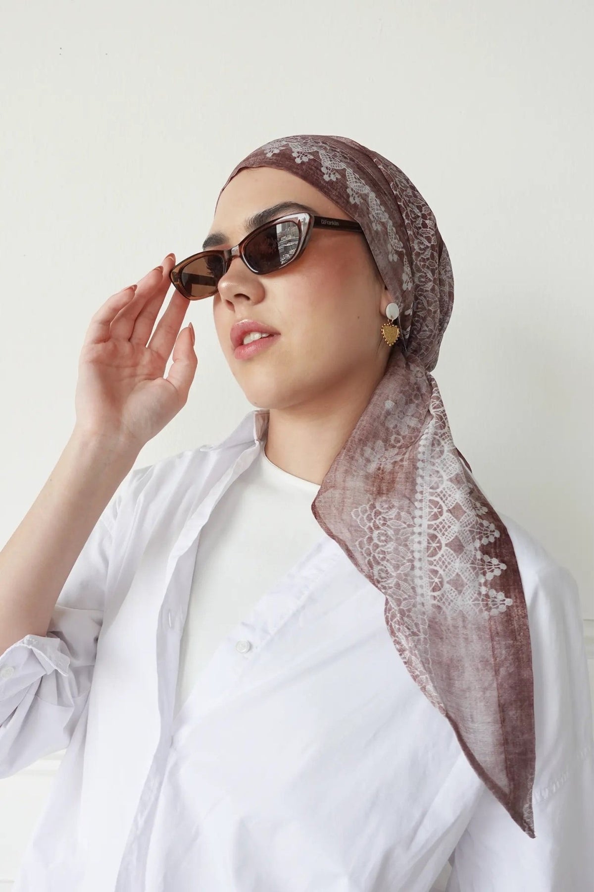SR1013 صن كيسد – وشاح شيفون مطبوع – صورة المنتج 1