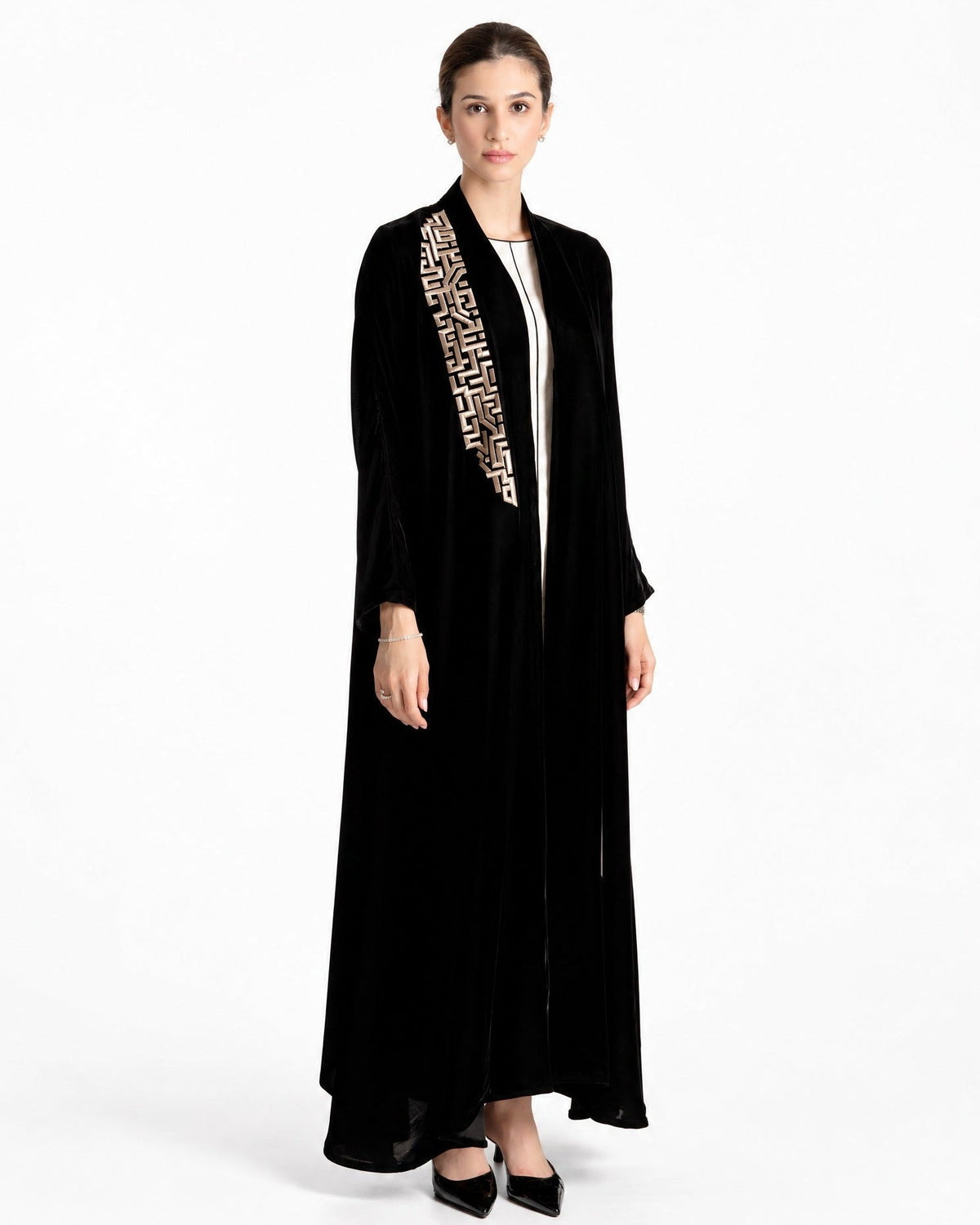 FC 788 – Abaya Set - FOUZ COUTURE - MIRA Y MANO
