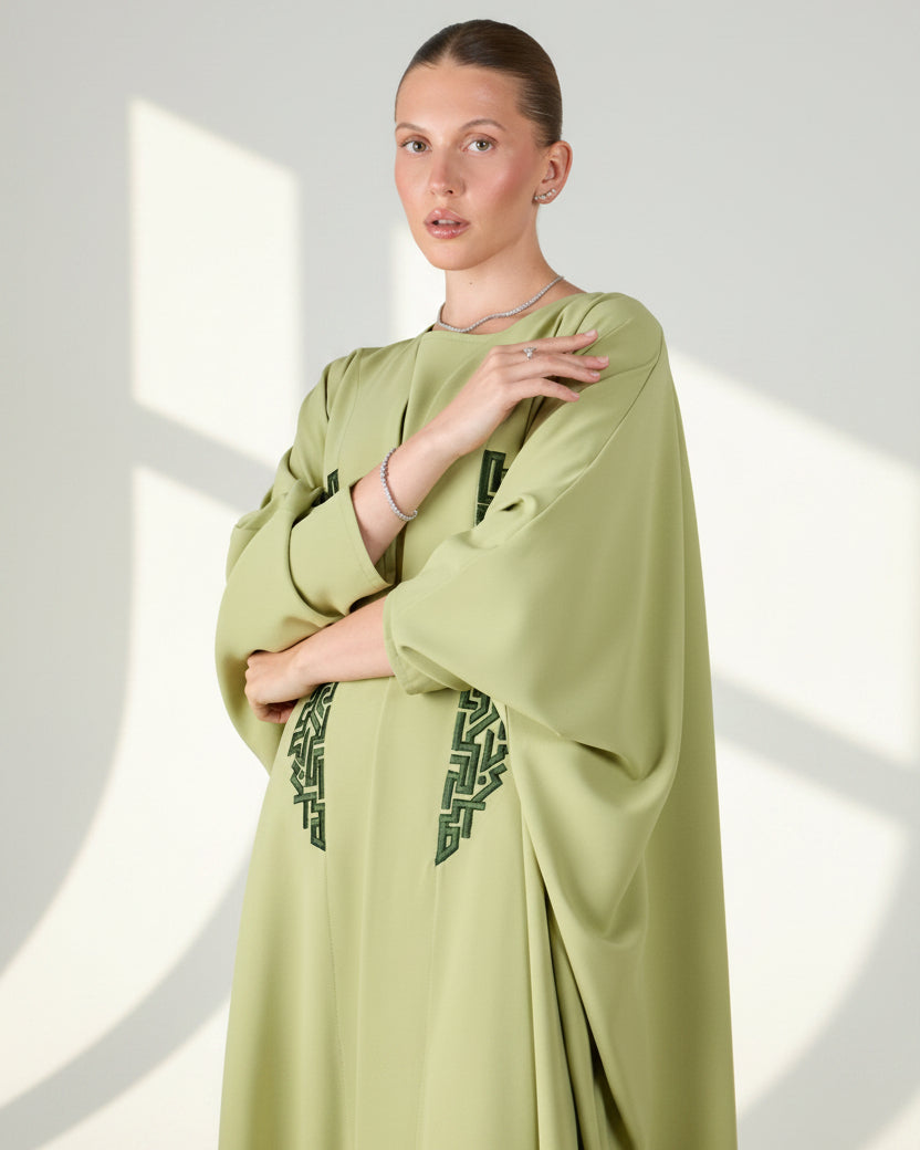 FC 806 ABAYA SET - FOUZ COUTURE - MIRA Y MANO