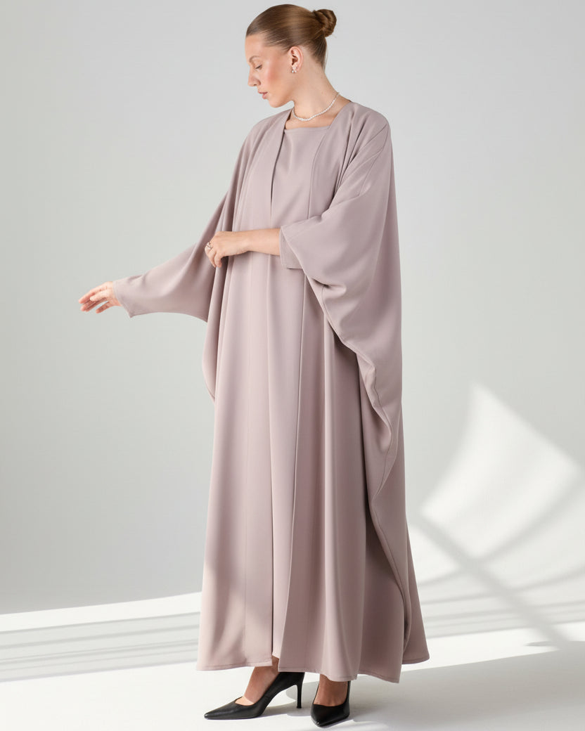 FC 812 ABAYA SET - FOUZ COUTURE - MIRA Y MANO