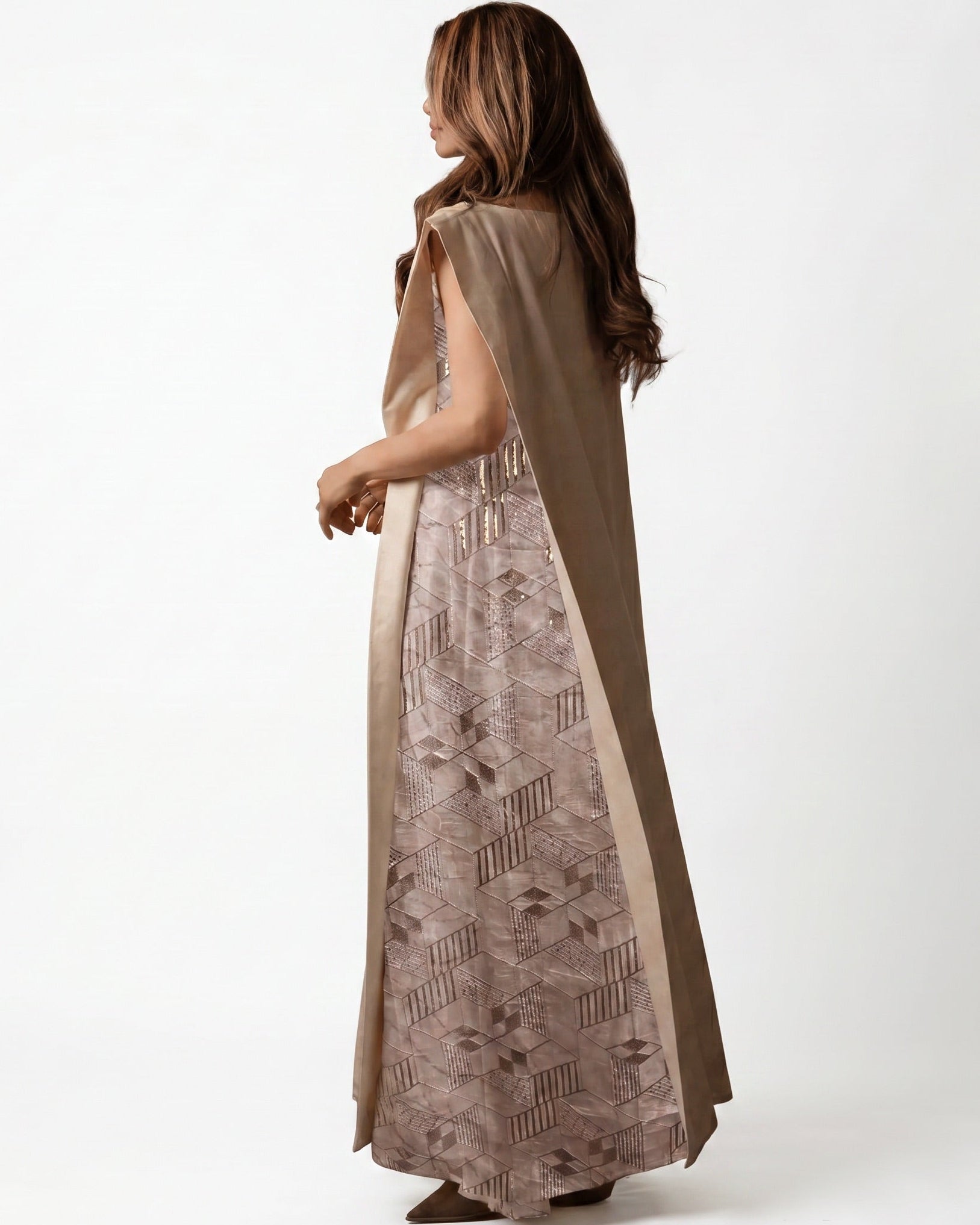 FCK 103 KAFTAN - FOUZ COUTURE - MIRA Y MANO