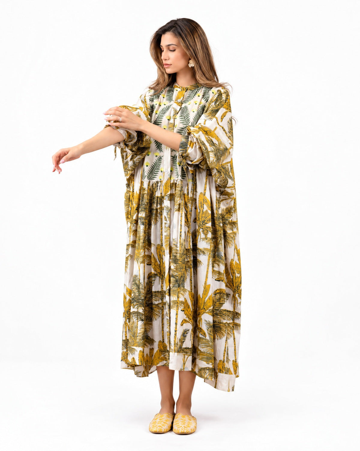 FCK 113 KAFTAN - FOUZ COUTURE - MIRA Y MANO