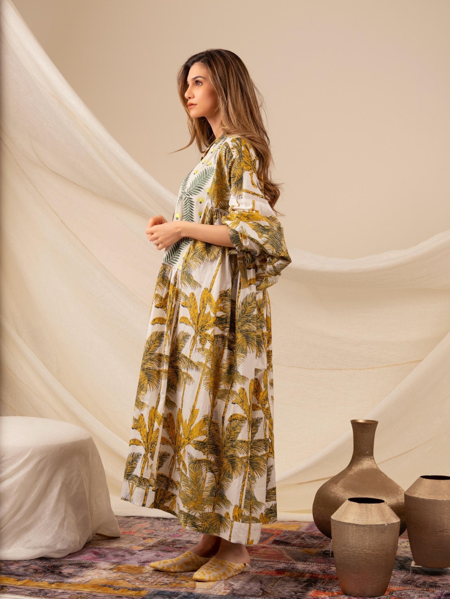 FCK 113 KAFTAN - FOUZ COUTURE - MIRA Y MANO