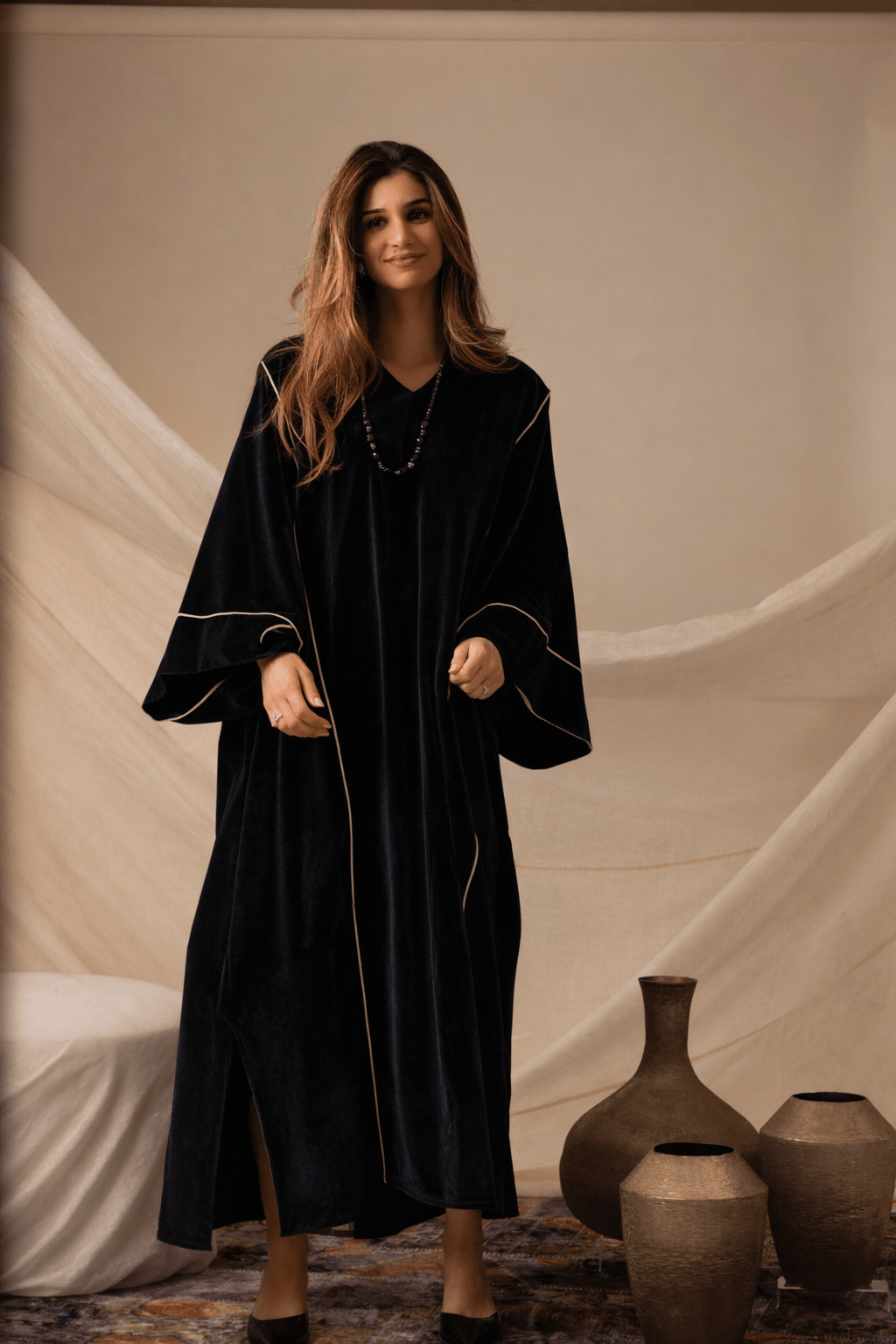 FCK 127 KAFTAN - FOUZ COUTURE - MIRA Y MANO