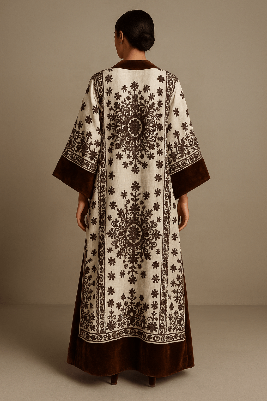 FCK 133 ABAYA - FOUZ COUTURE - MIRA Y MANO