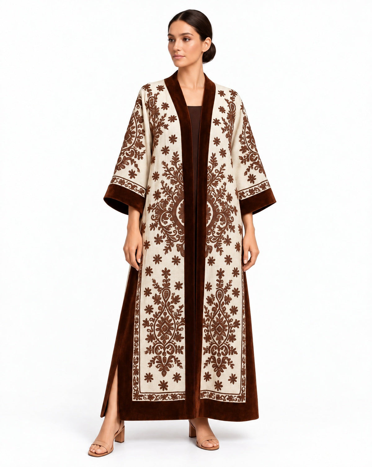 FCK 133 ABAYA - FOUZ COUTURE - MIRA Y MANO