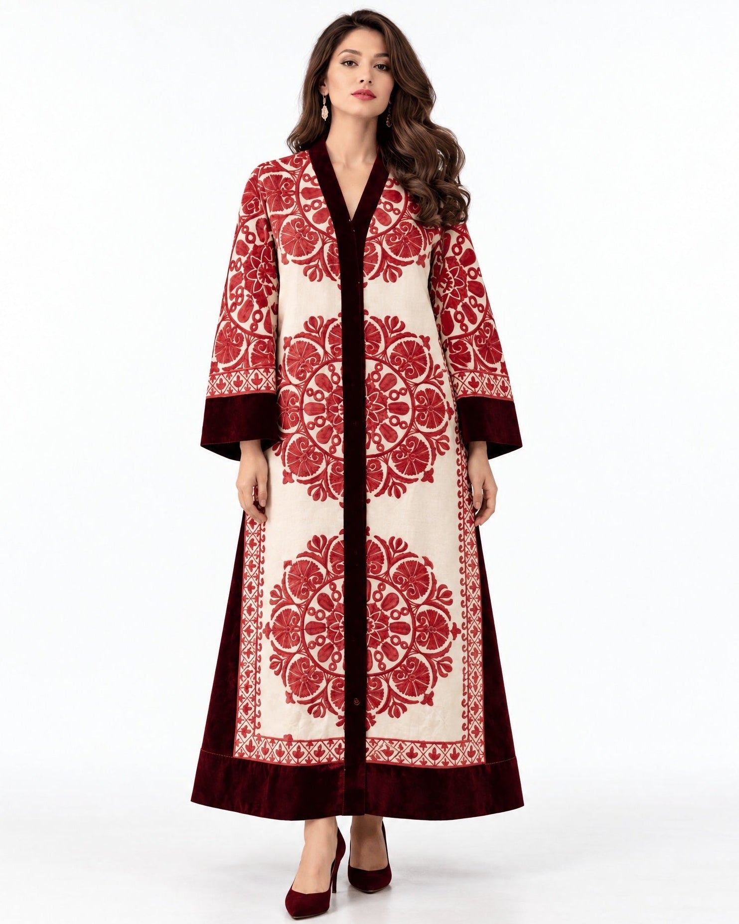 FCK 144 ABAYA - FOUZ COUTURE - MIRA Y MANO