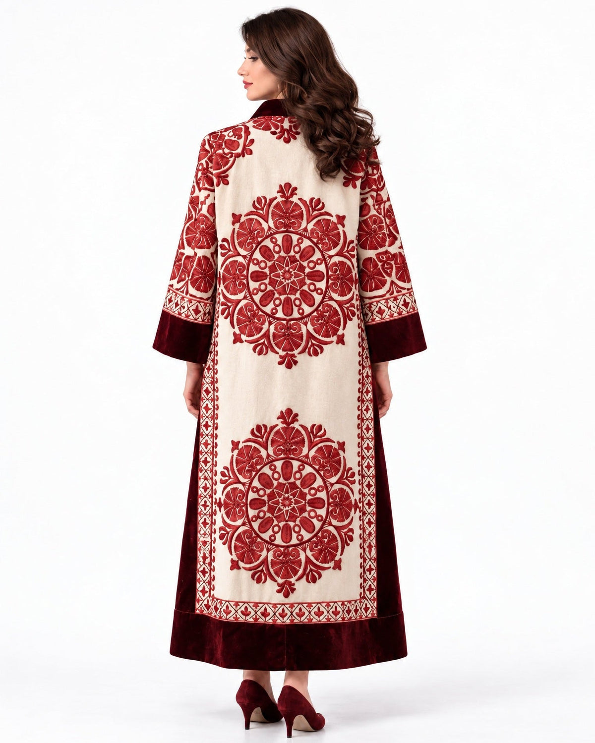 FCK 144 ABAYA - FOUZ COUTURE - MIRA Y MANO
