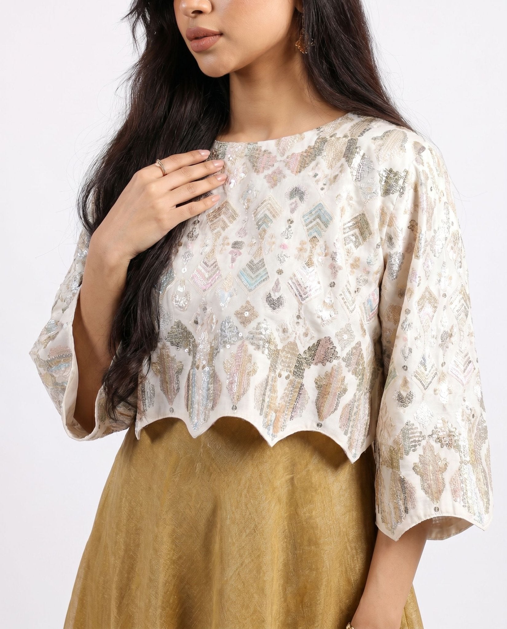 FCK 152 KAFTAN - FOUZ COUTURE - MIRA Y MANO