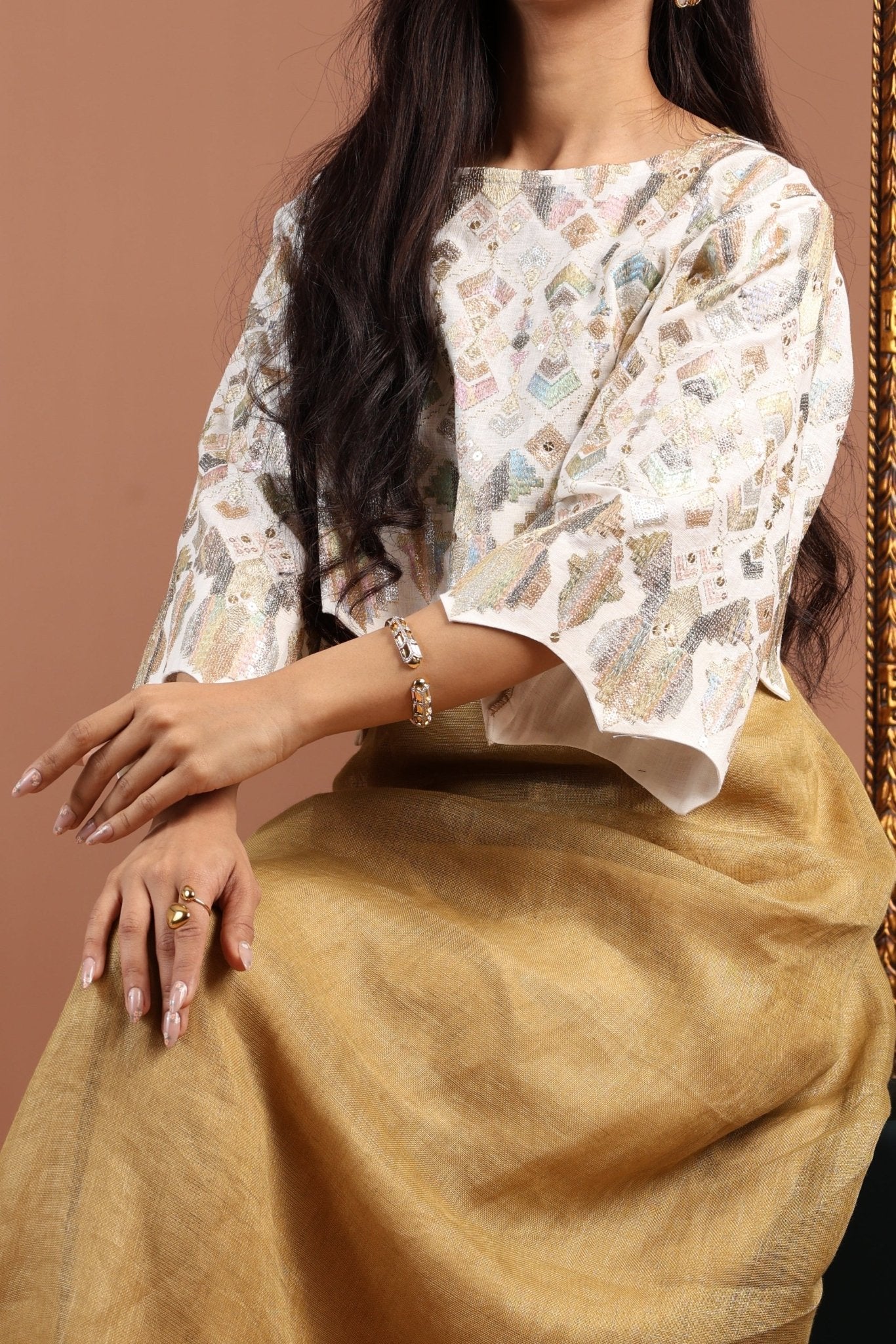 FCK 152 KAFTAN - FOUZ COUTURE - MIRA Y MANO