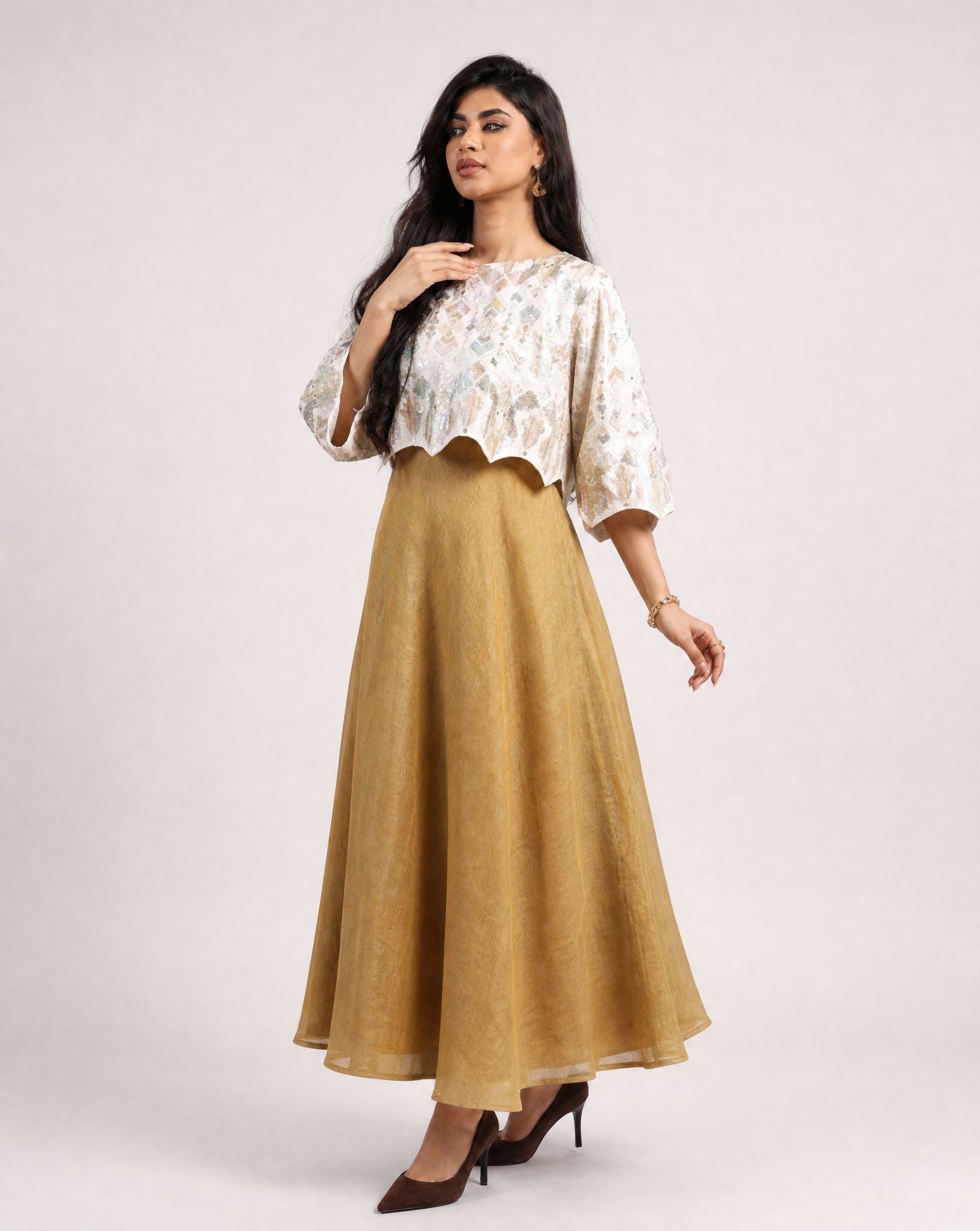FCK 152 KAFTAN - FOUZ COUTURE - MIRA Y MANO