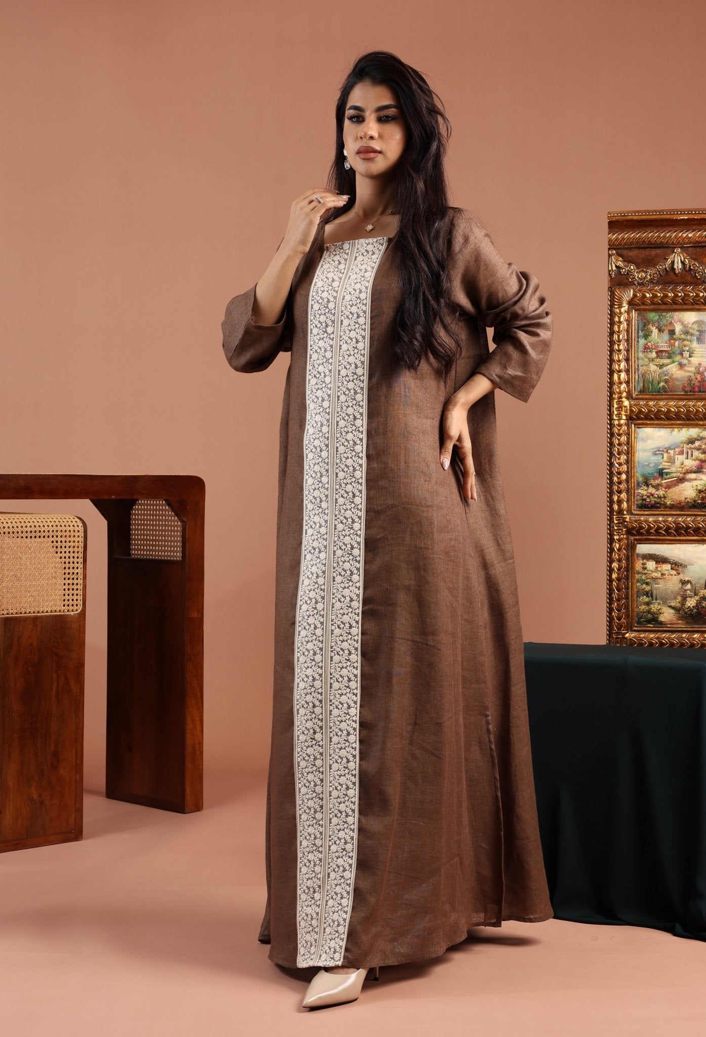 FCK 156 KAFTAN - FOUZ COUTURE - MIRA Y MANO