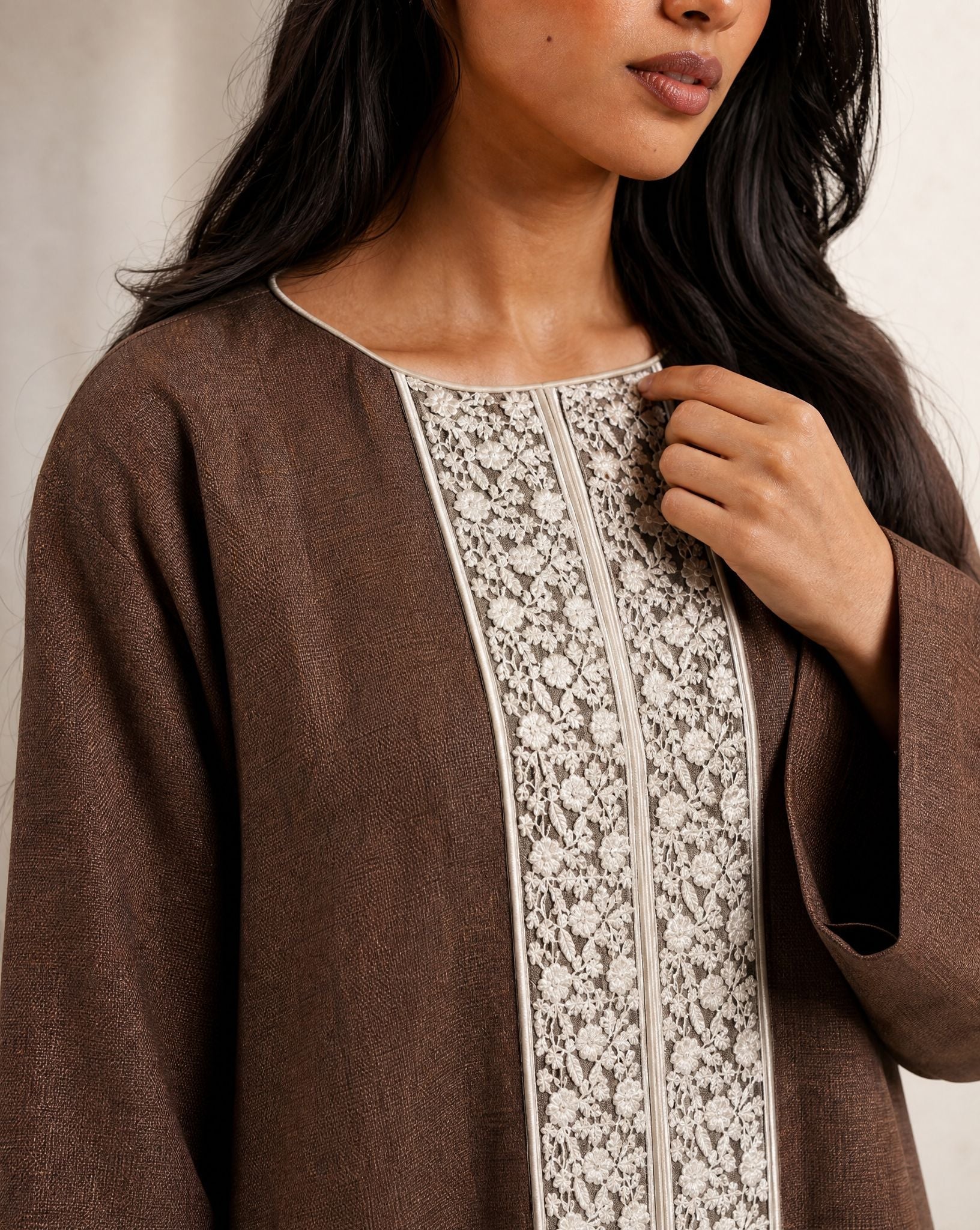 FCK 156 KAFTAN - FOUZ COUTURE - MIRA Y MANO