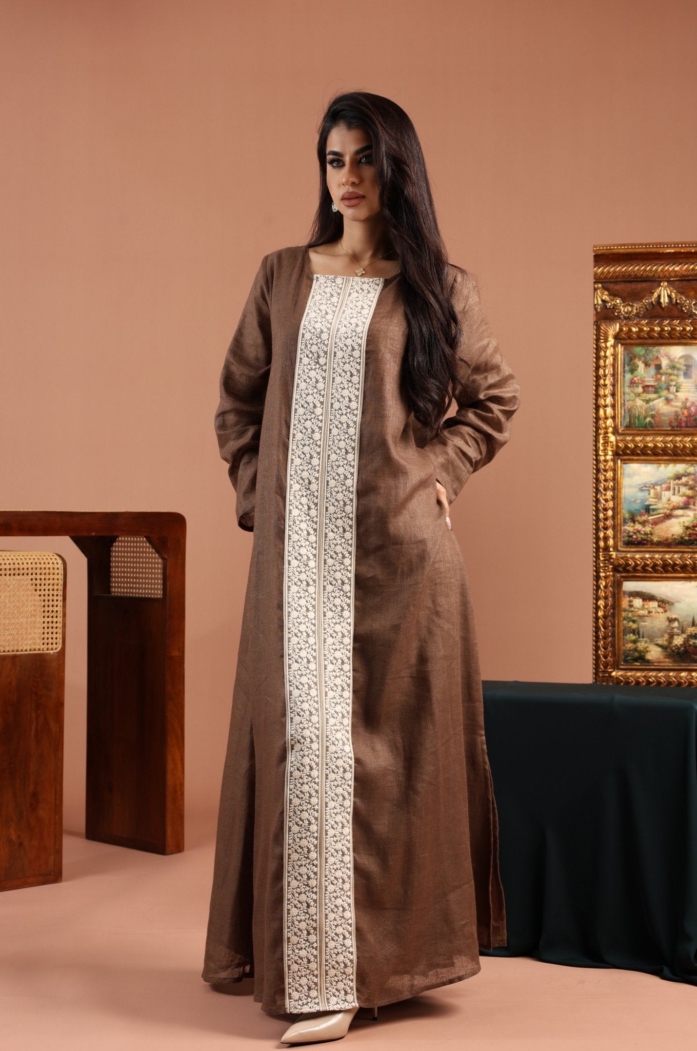 FCK 156 KAFTAN - FOUZ COUTURE - MIRA Y MANO